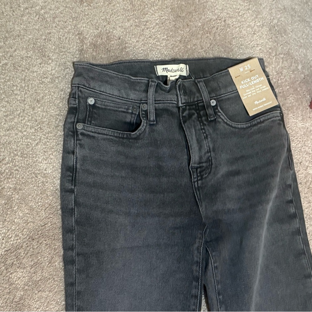 Brand New size 25 Madewell full length kick out this wash is SOLD OUT - Picture 12 of 15